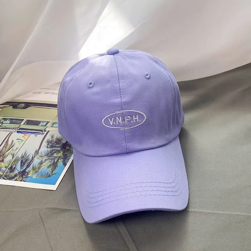 Yellow Korean Style Brand Letter Cap for Men Women