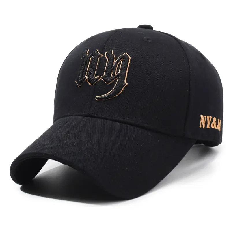 NYA34 Men's Embroidered Baseball Cap Tan - Image 12