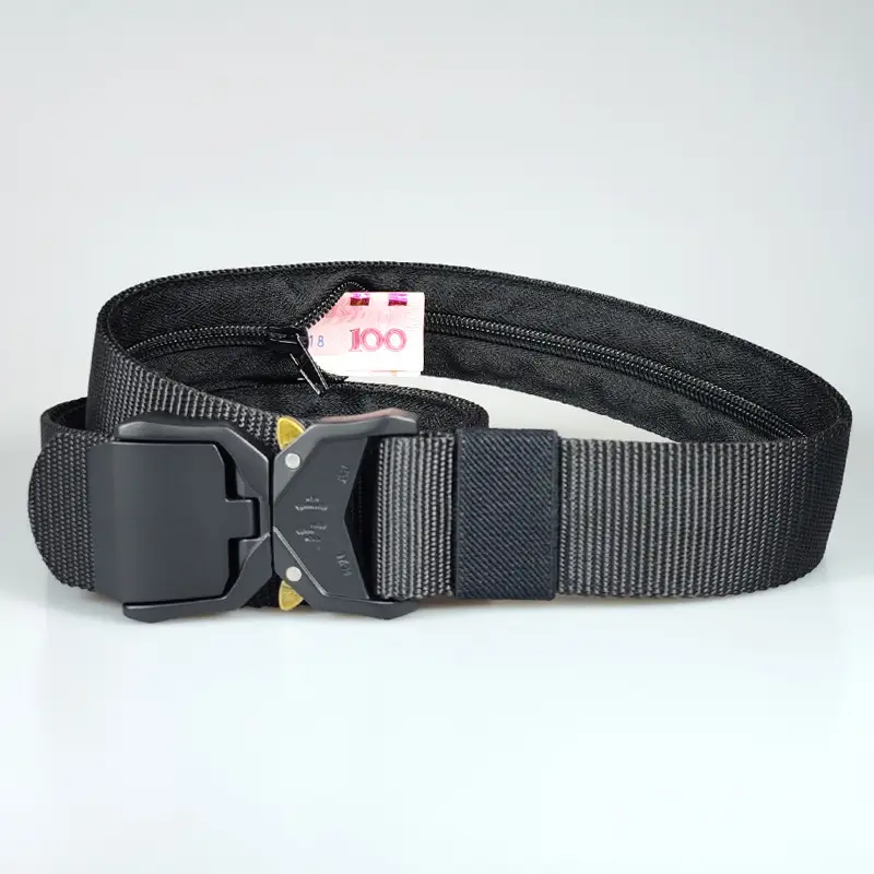 Men's Tactical Hidden Money Belt with Aluminum Buckle - Image 7