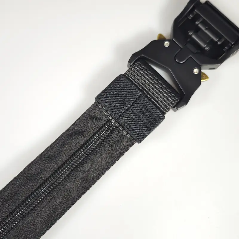 Men's Tactical Hidden Money Belt with Aluminum Buckle — feature 4