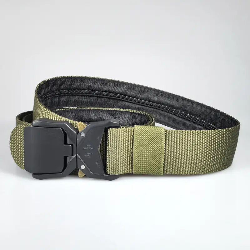 Men's Tactical Hidden Money Belt with Aluminum Buckle - Image 2