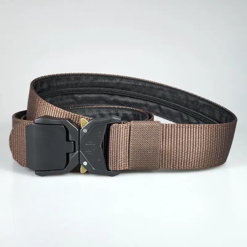 Men's Tactical Hidden Money Belt with Aluminum Buckle - Image 6