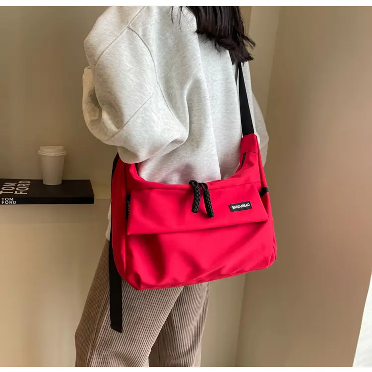 Red Crossbody Bag for Girls Student Large Capacity — feature 27