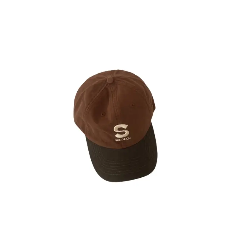 Brown S Letter Baseball Cap for Kids - Image 12