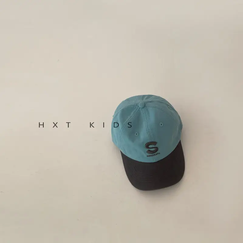 Brown S Letter Baseball Cap for Kids - Image 7