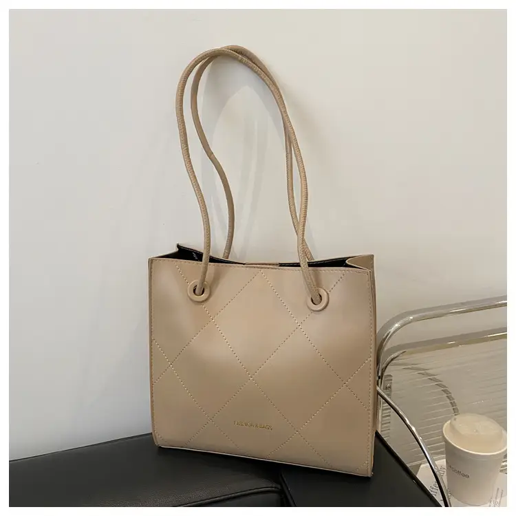 Retro Tote Bag Brown 2025 Spring New Large Capacity — feature 23