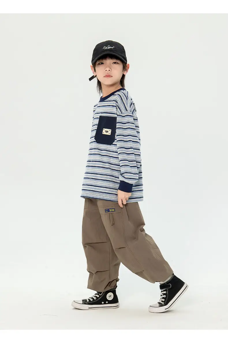 Japanese Boys Striped Long Sleeve T-Shirt 2025 — feature 10
