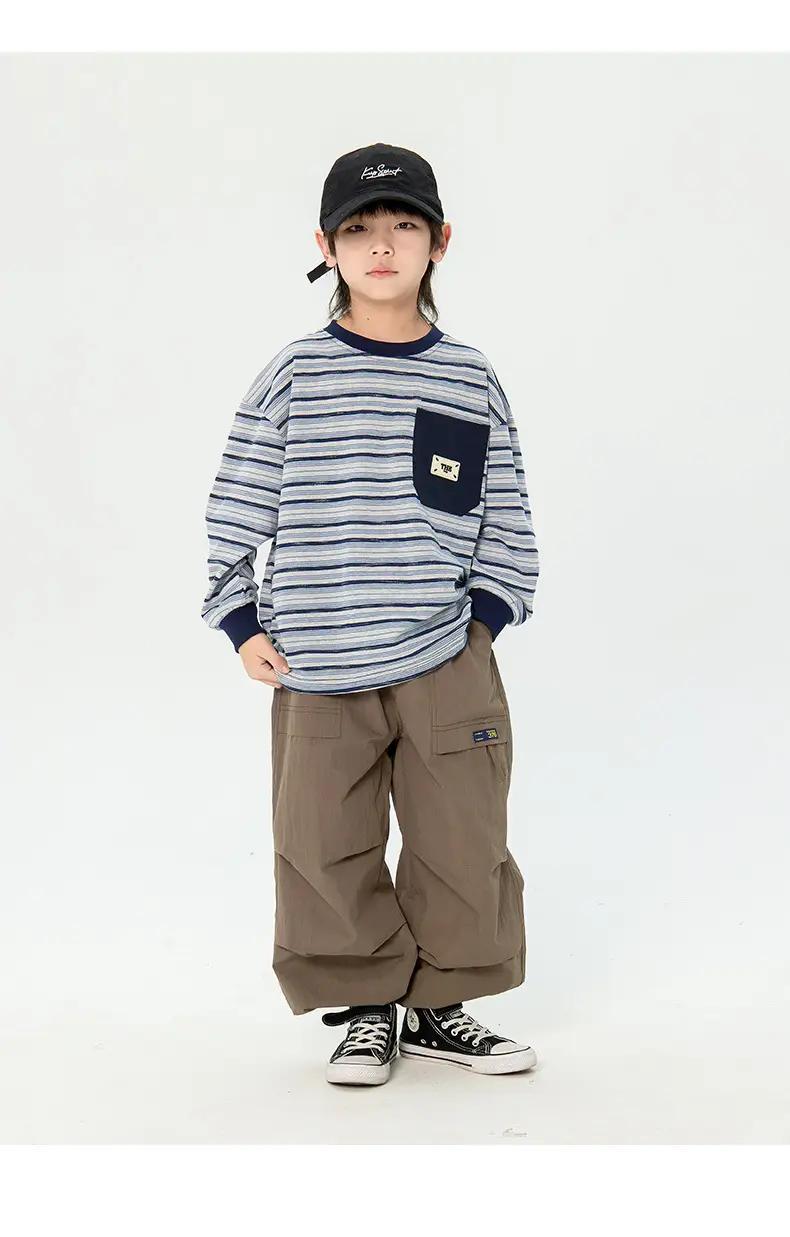Japanese Boys Striped Long Sleeve T-Shirt 2025 — feature 11
