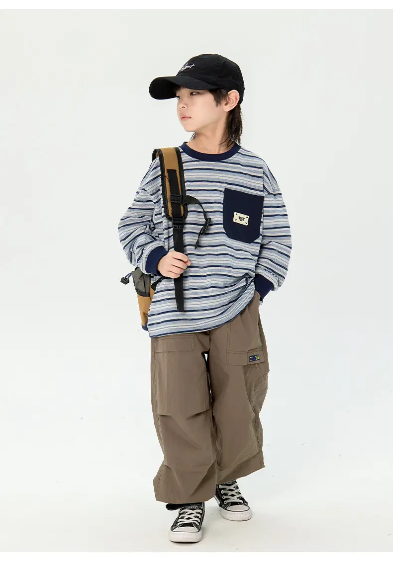 Japanese Boys Striped Long Sleeve T-Shirt 2025 — feature 13