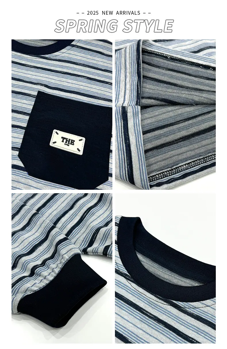 Japanese Boys Striped Long Sleeve T-Shirt 2025 — feature 2