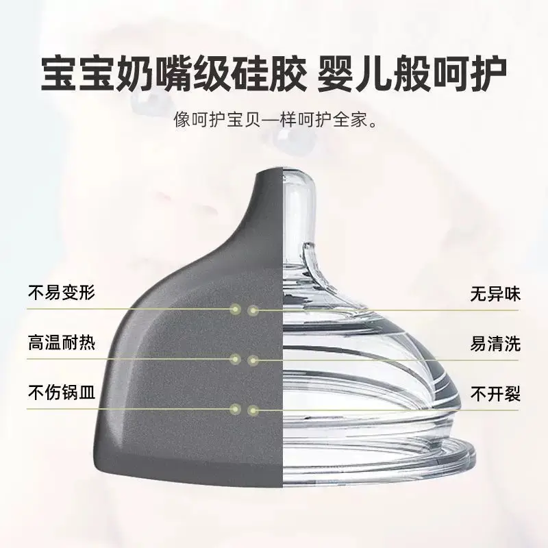 spatula silicone shovel cooking kitchen supplies suit food grade non-stick pan high temperature resistant silicone cooking shovel spoon