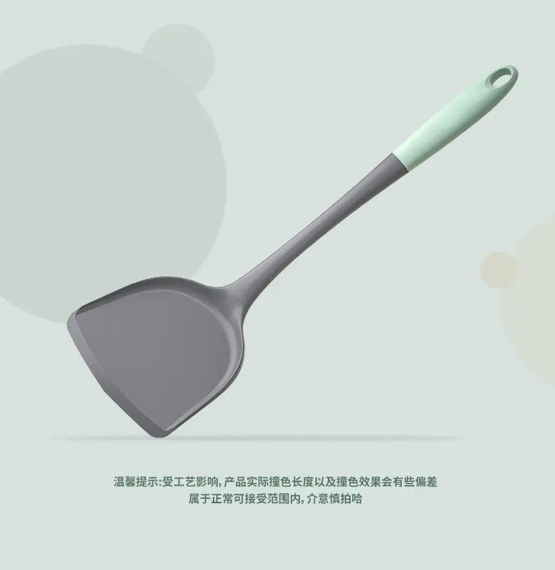 spatula silicone shovel cooking kitchen supplies suit food grade non-stick pan high temperature resistant silicone cooking shovel spoon — feature 4