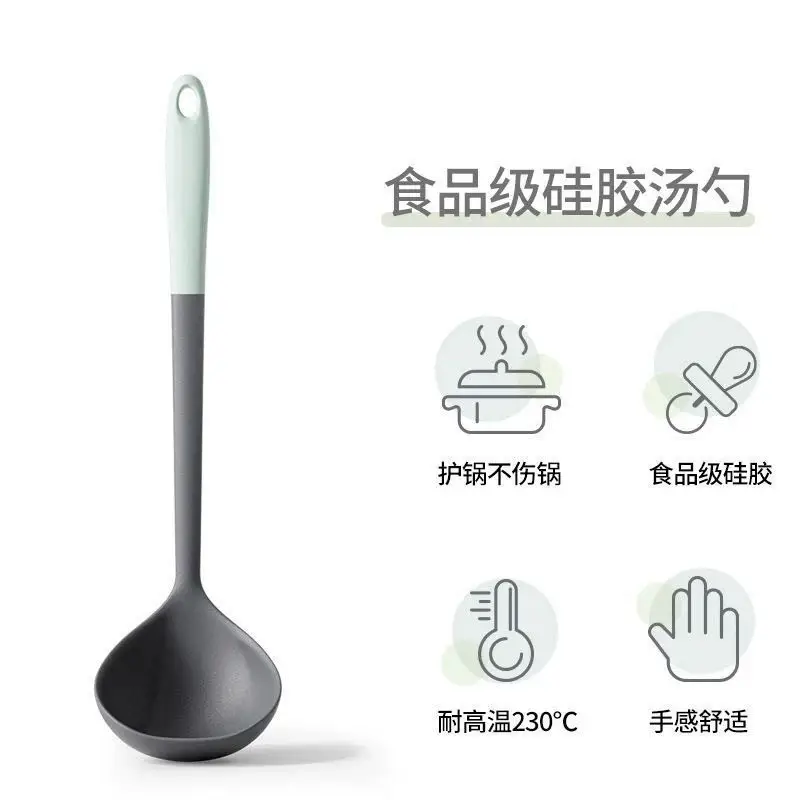 spatula silicone shovel cooking kitchen supplies suit food grade non-stick pan high temperature resistant silicone cooking shovel spoon