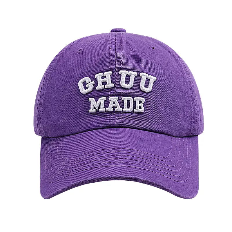 Women Purple "GHUU MADE" Baseball Cap 17cm - Image 11