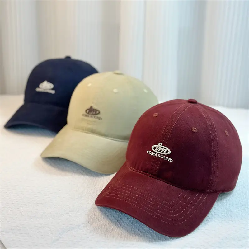 Men Brown Cotton Baseball Cap with Logo - Image 10