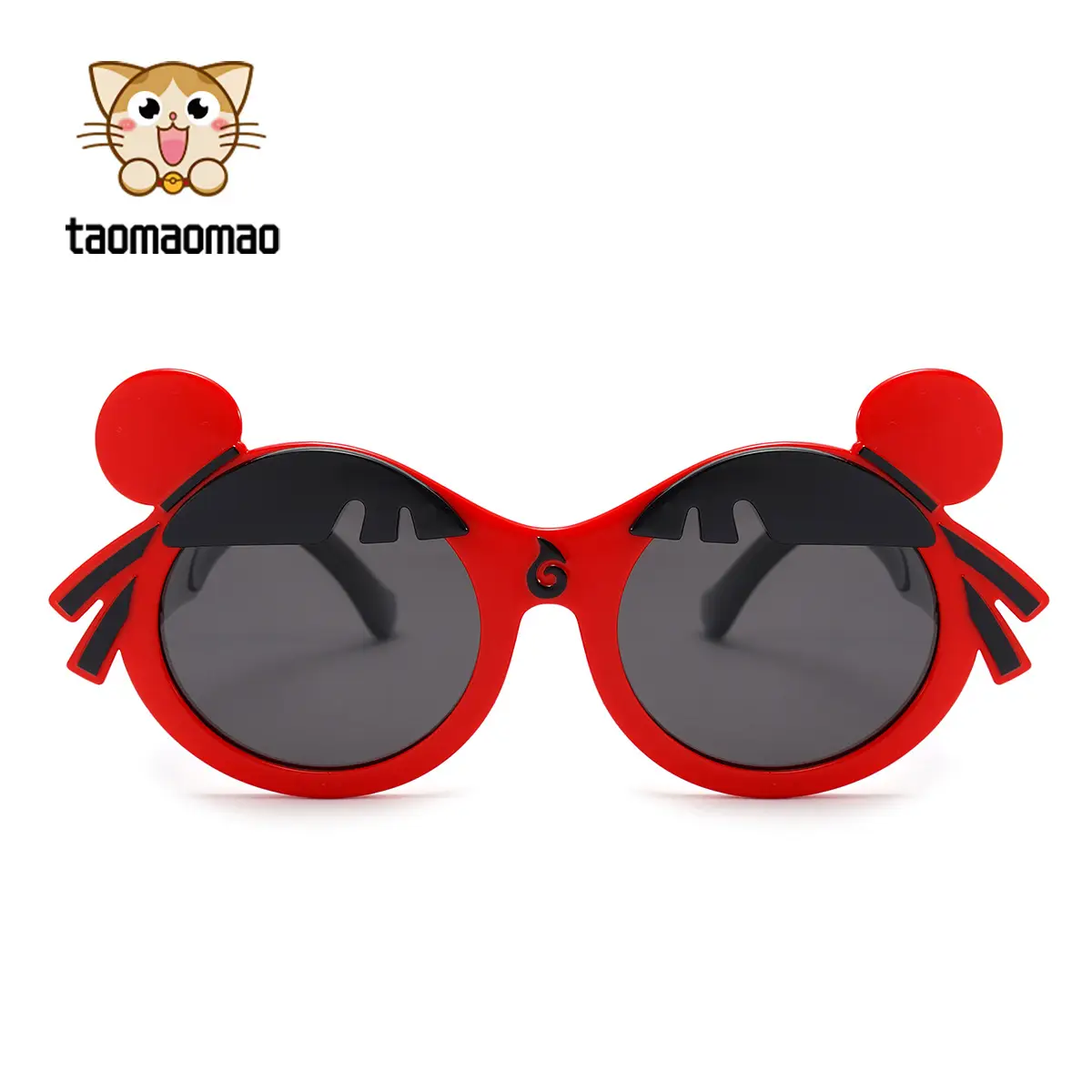 New Style Boys' Cartoon Sunglasses Red Polarized - Image 4