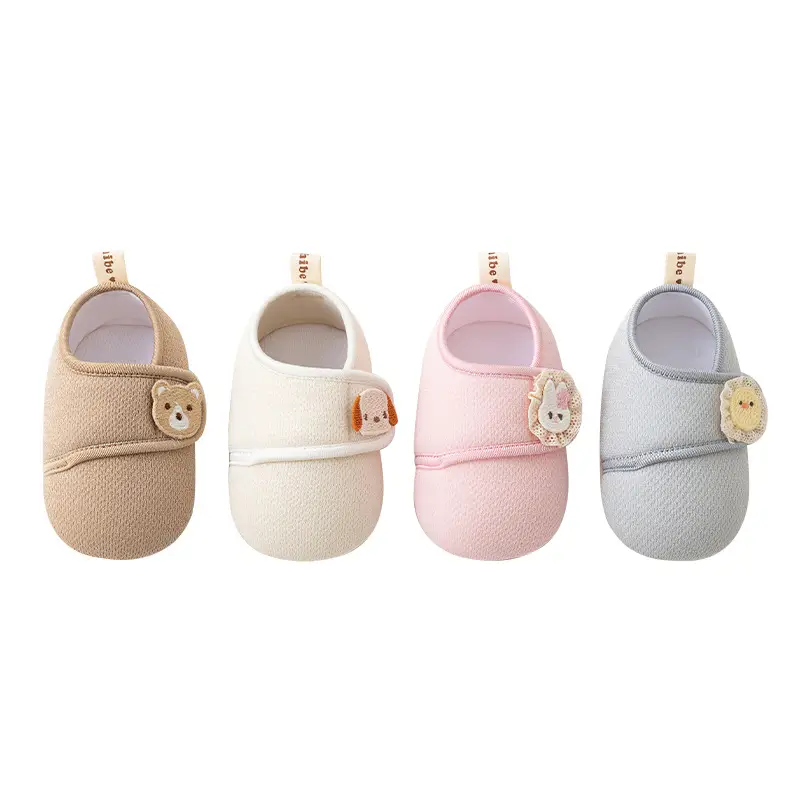 Soft Cotton Toddler Shoes Cartoon Bear 6-12