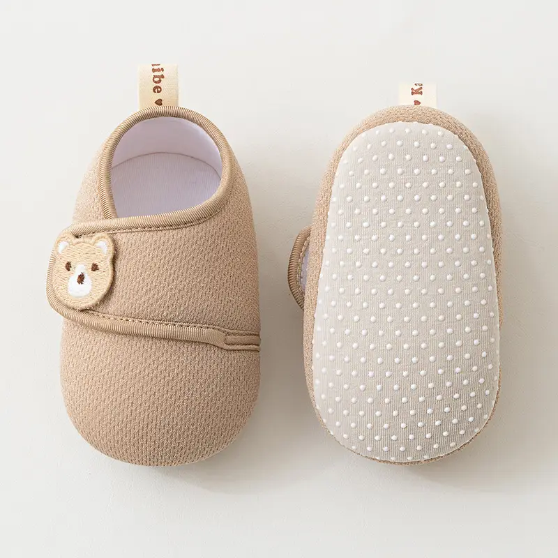 Soft Cotton Toddler Shoes Cartoon Bear 6-12