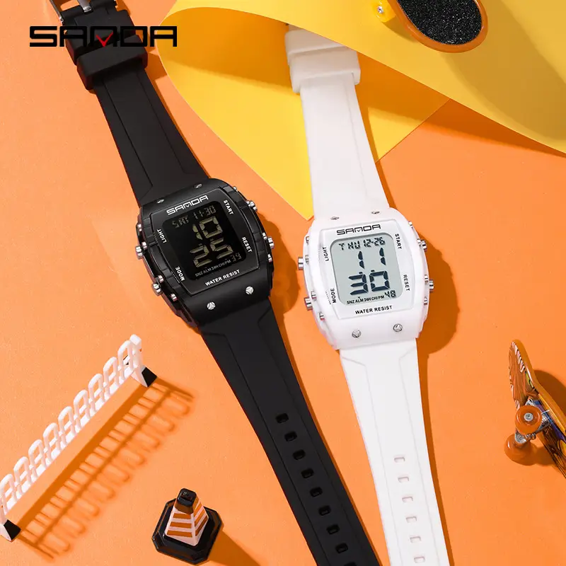 Sanda Waterproof 10.5" Digital Analog Watch - Image 30