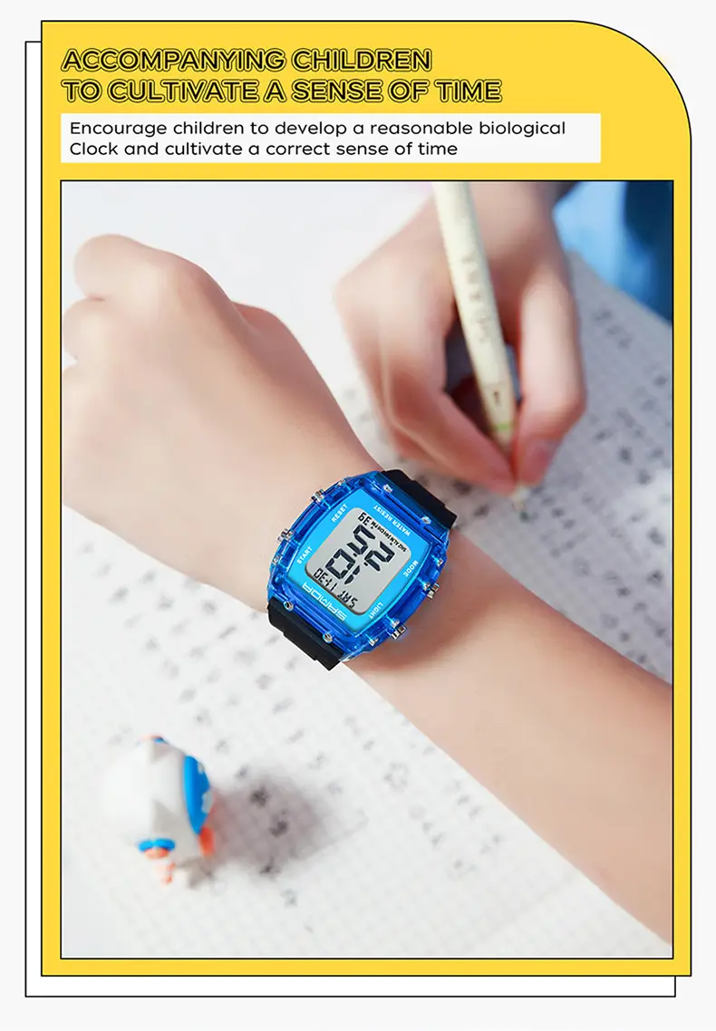 Sanda Waterproof 10.5" Digital Analog Watch — feature 23