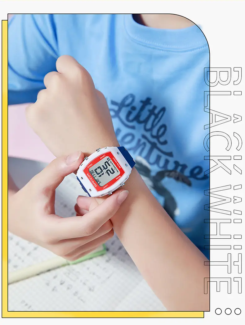 Sanda Waterproof 10.5" Digital Analog Watch — feature 30