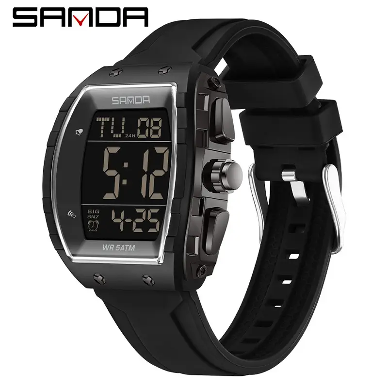 Sanda Waterproof 10.5" Digital Analog Watch - Image 22