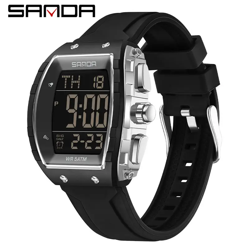 Sanda Waterproof 10.5" Digital Analog Watch - Image 23