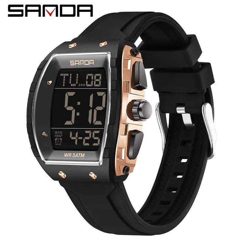 Sanda Waterproof 10.5" Digital Analog Watch - Image 24