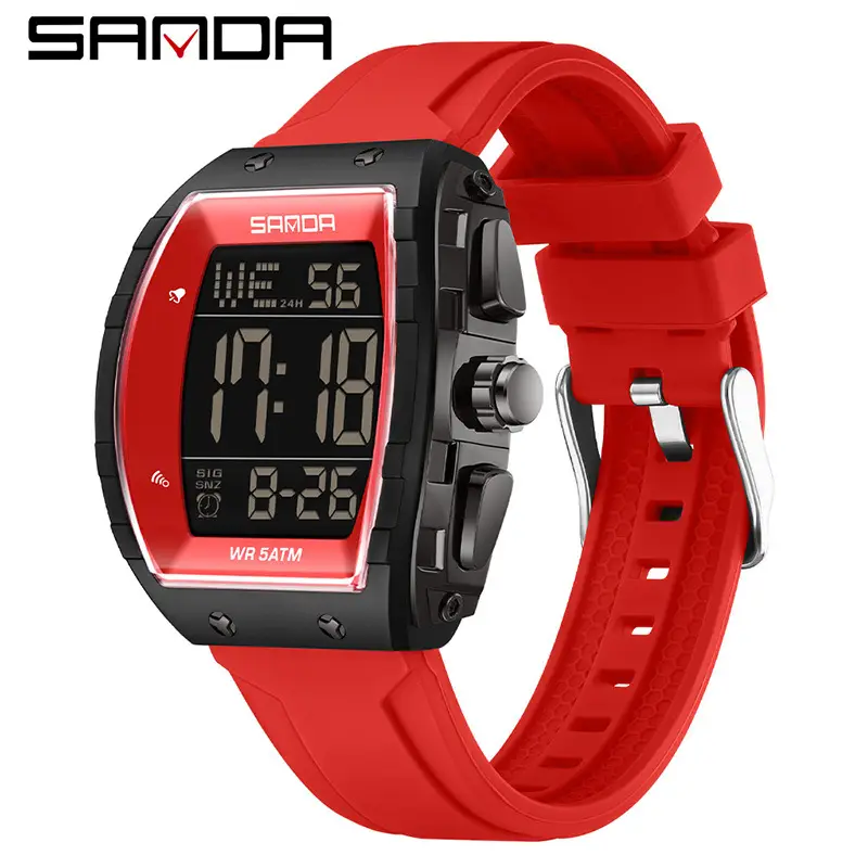 Sanda Waterproof 10.5" Digital Analog Watch - Image 26