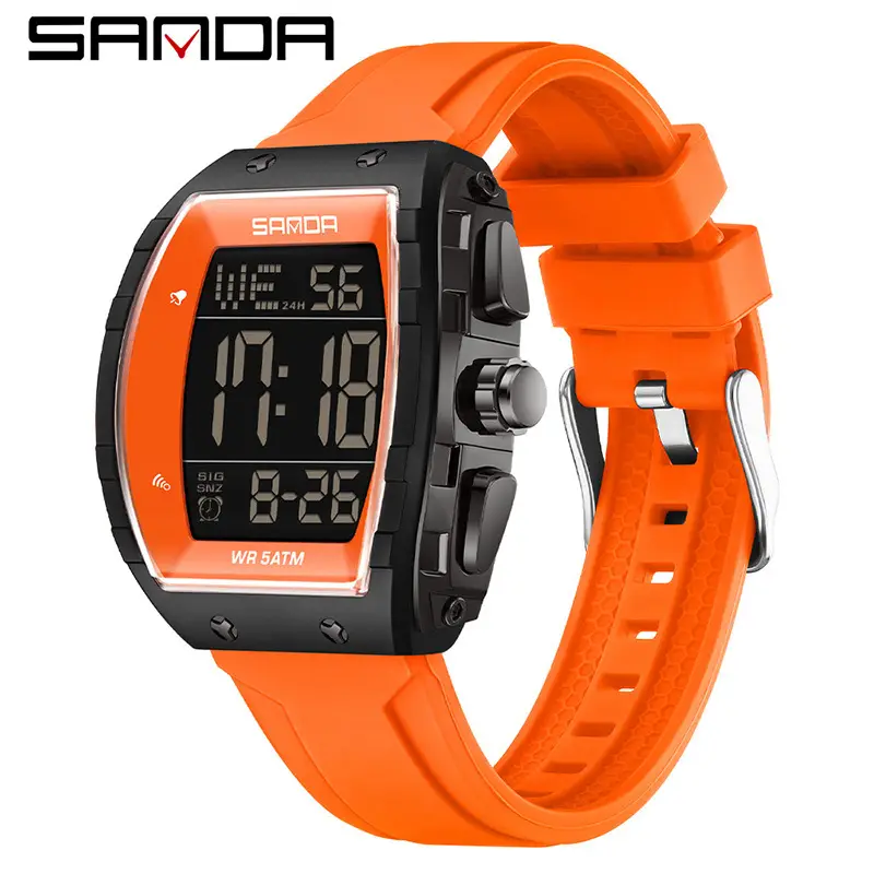 Sanda Waterproof 10.5" Digital Analog Watch - Image 27
