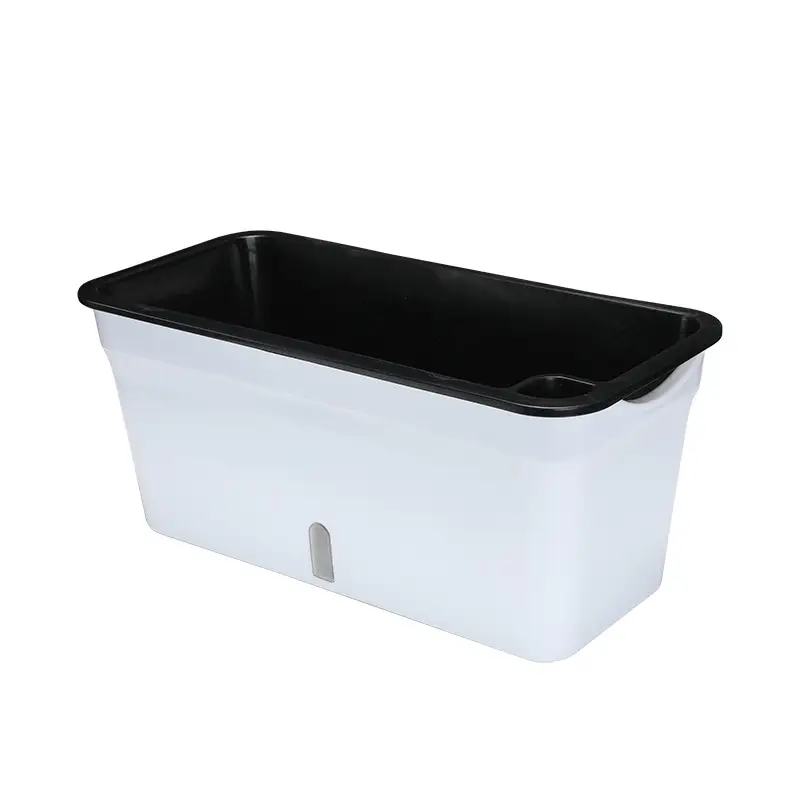 Balcony vegetable pot strawberry plastic flower pot self-watering self-absorbing lazy flower pot cross-border supply factory direct