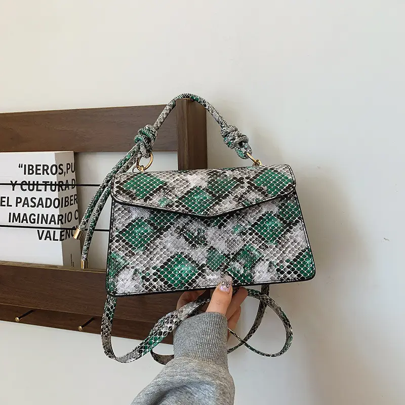 2025 Spring Snake Print Shoulder Bag Women - Image 7