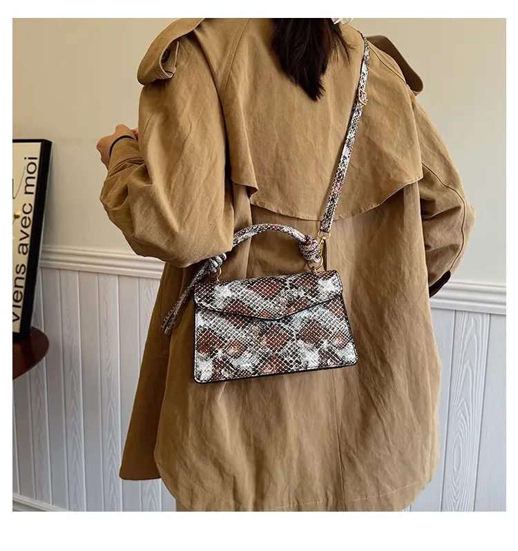2025 Spring Snake Print Shoulder Bag Women — feature 15