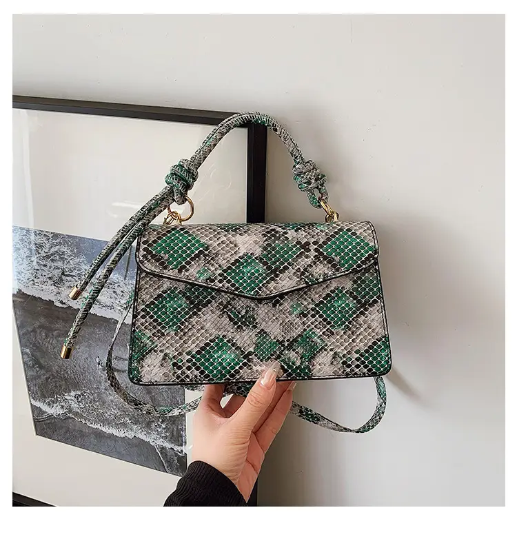 2025 Spring Snake Print Shoulder Bag Women — feature 21