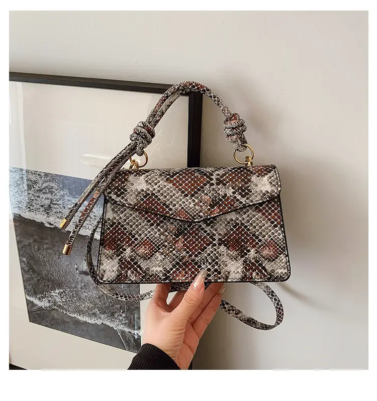 2025 Spring Snake Print Shoulder Bag Women — feature 23