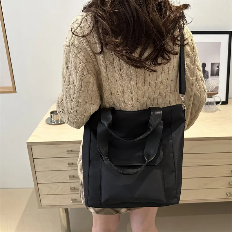 Orange Lightweight Commuter Shoulder Bag for Women - Image 8