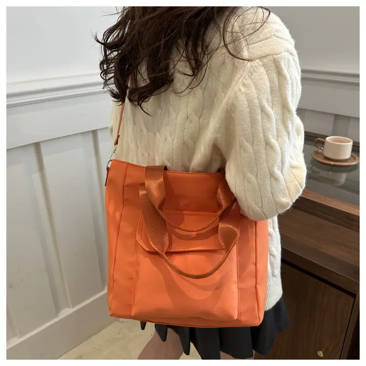 Orange Lightweight Commuter Shoulder Bag for Women — feature 31