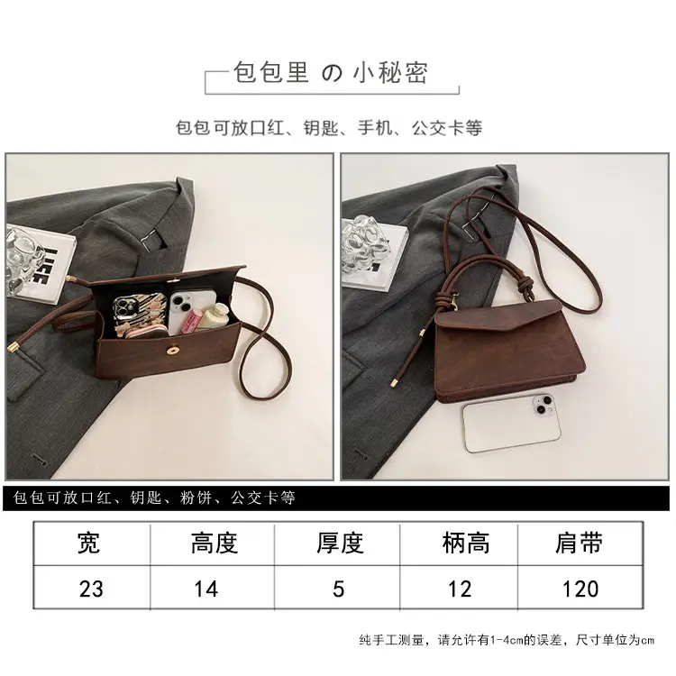 2025 Women's Grey Velvet Crossbody Bag with Knot Handles — feature 12