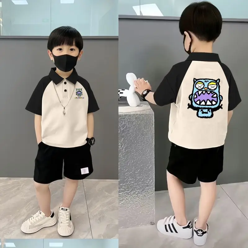 Boys Pure Cotton Polo Shirt Short Sleeve Summer Top - Image 14