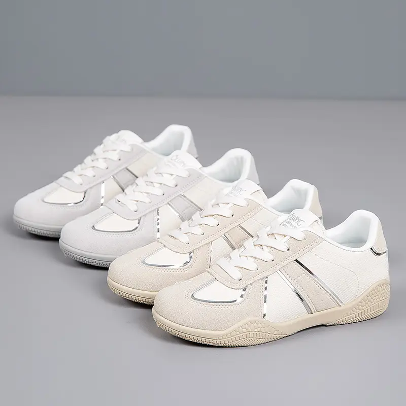 2026 New Spring Versatile Casual Women's Shoes with Soft Soles That Are Comfortable for Students, Lightweight Flat White Sneakers - Image 6