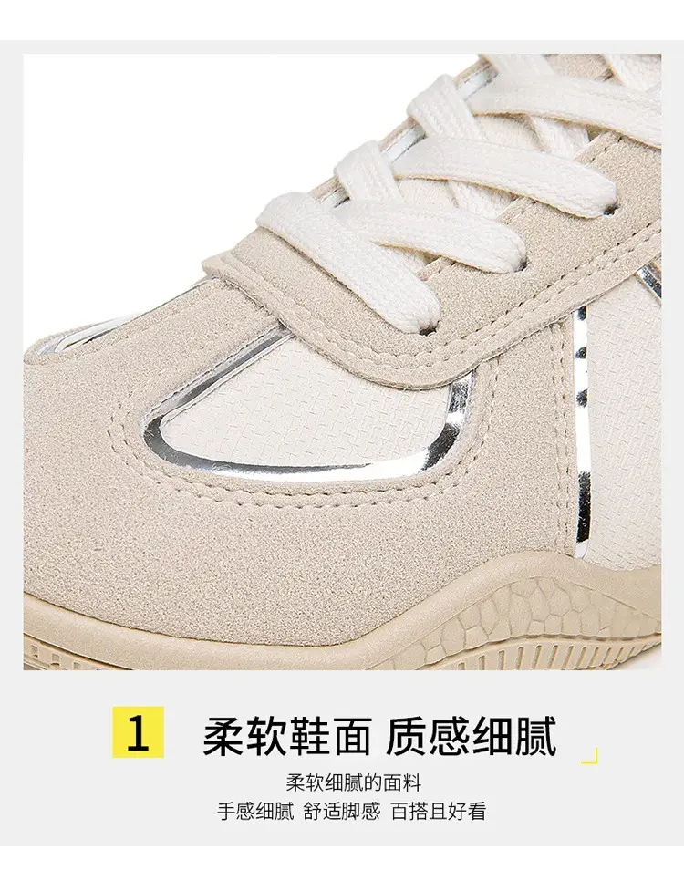 2026 New Spring Versatile Casual Women's Shoes with Soft Soles That Are Comfortable for Students, Lightweight Flat White Sneakers — feature 10