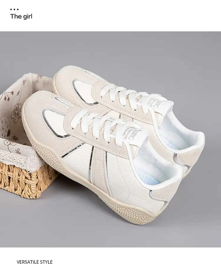 2026 New Spring Versatile Casual Women's Shoes with Soft Soles That Are Comfortable for Students, Lightweight Flat White Sneakers — feature 21