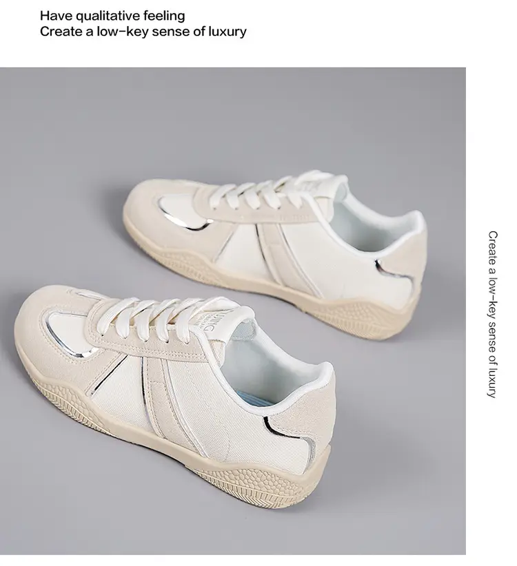 2026 New Spring Versatile Casual Women's Shoes with Soft Soles That Are Comfortable for Students, Lightweight Flat White Sneakers — feature 22