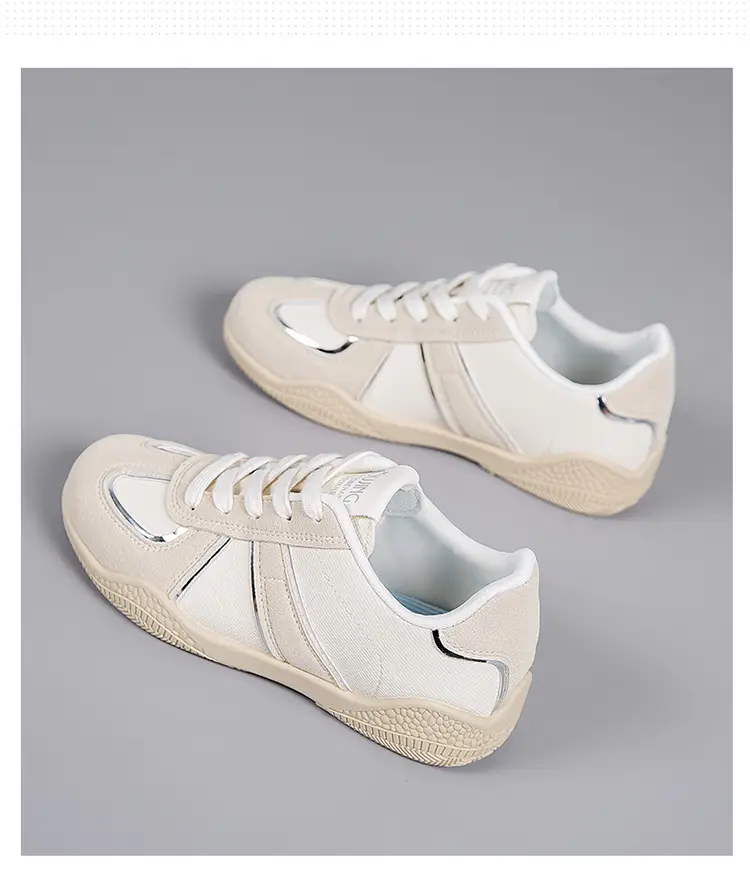 2026 New Spring Versatile Casual Women's Shoes with Soft Soles That Are Comfortable for Students, Lightweight Flat White Sneakers — feature 5