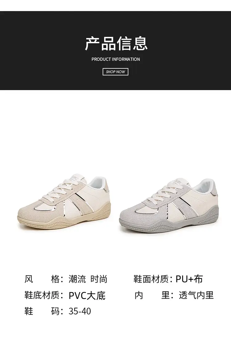 2026 New Spring Versatile Casual Women's Shoes with Soft Soles That Are Comfortable for Students, Lightweight Flat White Sneakers — feature 8