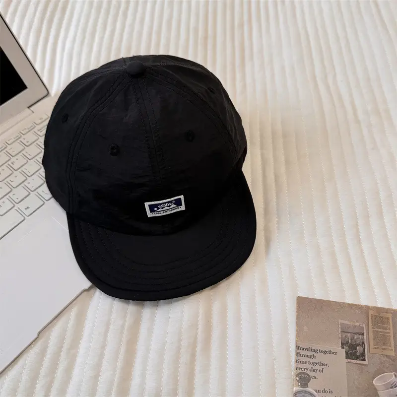 Black Japanese-style Baseball Cap for Men Women - Image 9