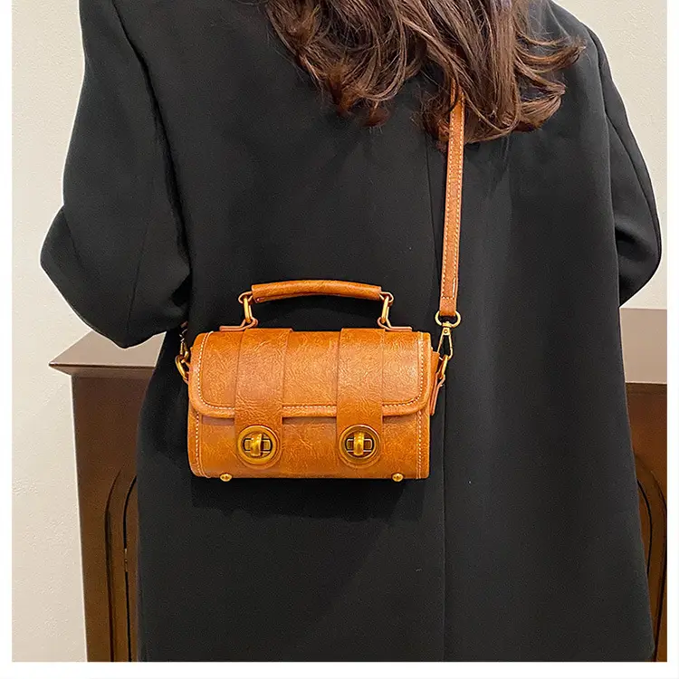 Black Leather Shoulder Crossbody Bag for Women Spring Summer 2026 — feature 19