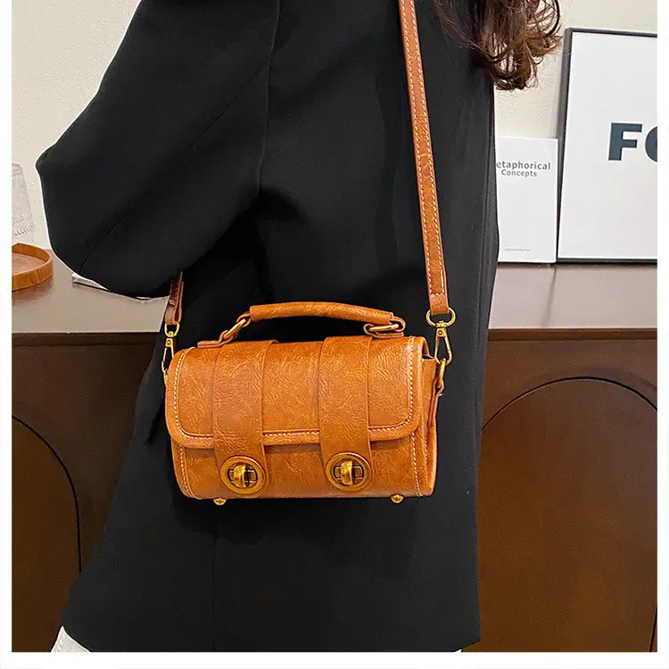 Black Leather Shoulder Crossbody Bag for Women Spring Summer 2026 — feature 22