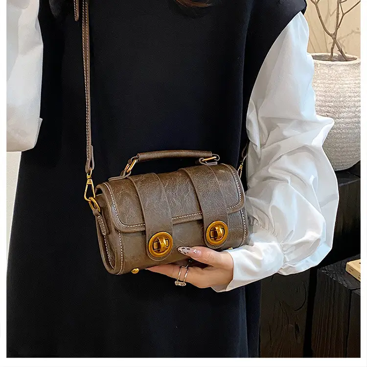 Black Leather Shoulder Crossbody Bag for Women Spring Summer 2026 — feature 23