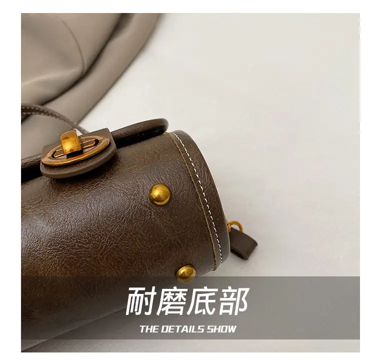 Black Leather Shoulder Crossbody Bag for Women Spring Summer 2026 — feature 5